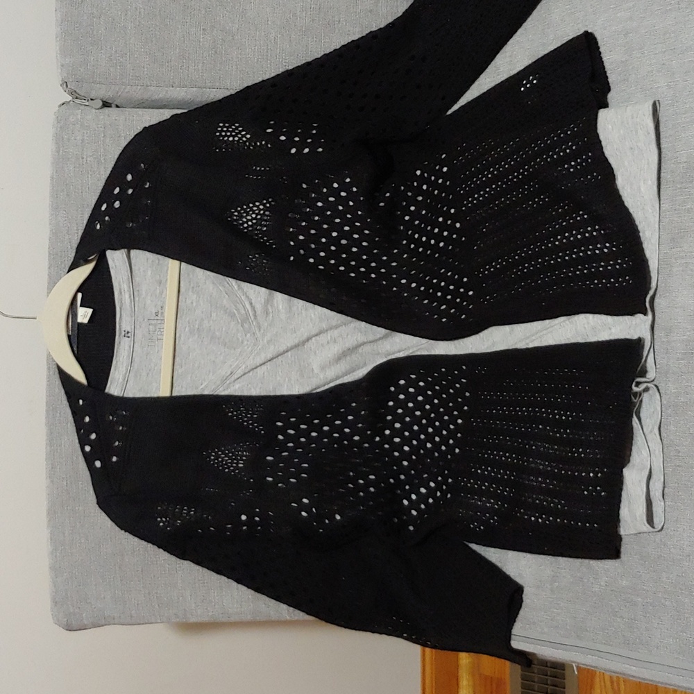 Cato black cardigan sweater